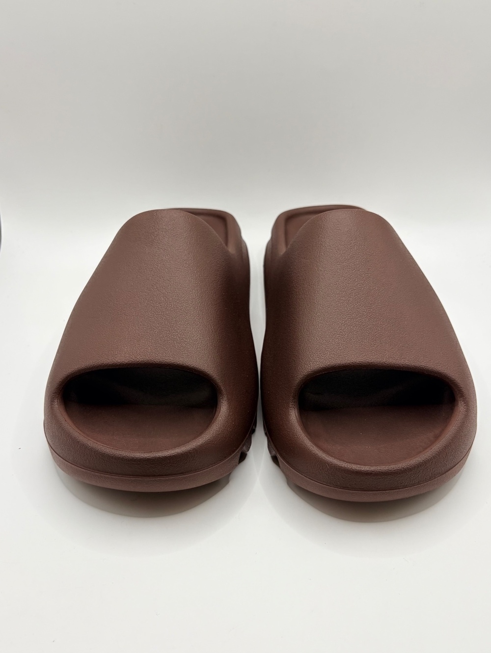 YEEZY YS-01 Foam Slide Sandals Fudge Brown Size 11 Slip On Dust Bag New